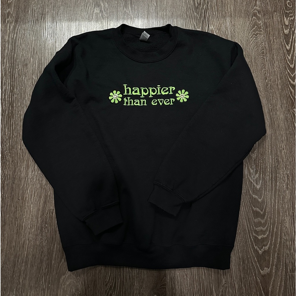 Billie Eilish Inspired Crewneck